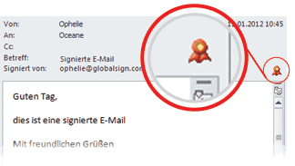 da.web E-Mail Signieren