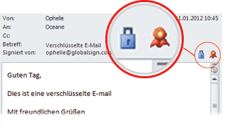 da.web E-Mail signieren und verschlüsseln